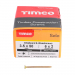3.5x50 Pozi Countersunk Chipboard Screw Zinc & Yellow Plated Timco Solo Range Pack 200
