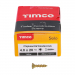 4x20 Pozi Countersunk Chipboard Screw Zinc & Yellow Plated Timco Solo Range Pack 200