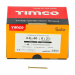 4x60 Pozi Countersunk Chipboard Screw Zinc & Yellow Plated Timco Solo Range Pack 1000