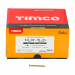 5x60 Pozi Countersunk Chipboard Screw Zinc & Yellow Plated Timco Solo Range Pack 1000