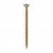 5x70 Pozi Countersunk Chipboard Screw Zinc & Yellow Plated Timco Solo Range Pack 1000