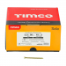 5x80 Pozi Countersunk Chipboard Screw Zinc & Yellow Plated Timco Solo Range Pack 1000