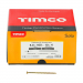 5x100 Pozi Countersunk Chipboard Screw Zinc & Yellow Plated Timco Solo Range Pack 1000