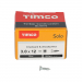 3x12 Pozi Countersunk Chipboard Screw Zinc Plated Timco Solo Range Pack 200