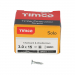 3x15 Pozi Countersunk Chipboard Screw Zinc Plated Timco Solo Range Pack 200