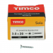 3x20 Pozi Countersunk Chipboard Screw Zinc Plated Timco Solo Range Pack 200