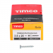 3.5x25 Pozi Countersunk Chipboard Screw Zinc Plated Timco Solo Range Pack 200