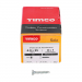 4x25 Pozi Countersunk Chipboard Screw Zinc Plated Timco Solo Range Pack 200