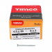 4x50 Pozi Countersunk Chipboard Screw Zinc Plated Timco Solo Range Pack 200