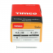 4x60 Pozi Countersunk Chipboard Screw Zinc Plated Timco Solo Range Pack 200