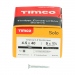 4.5x40 Pozi Countersunk Chipboard Screw Zinc Plated Timco Solo Range Pack 200