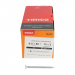 6x80 Pozi Countersunk Chipboard Screw Zinc Plated Timco Solo Range Pack 200
