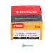 4x20 Square Countersunk Chipboard Screw Zinc Plated Timco Solo Range Pack 200