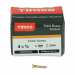No4x5/8 Slotted Countersunk Woodscrew Brass Pack 200
