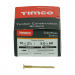 No10x21/2 Slotted Countersunk Woodscrew Brass Pack 100
