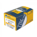 No8x3/4 Slotted Round Woodscrew Brass Pack 200