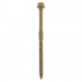6.7x100 Hex Countersunk Timber Screw Green Pack 300