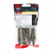 M10:10L Loose Shield Anchor Zinc & Yellow Plated Timco Pack 4