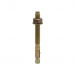 M8x100 Through Anchor Zinc & Yellow Plated JCP Pack 50