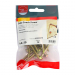 6.0x50 Advanced Flanged Coachscrew DIN 571 Zinc & Yellow Plated Pack 12