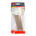 8.0x100 Advanced Flanged Coachscrew DIN 571 Zinc & Yellow Plated Pack 4