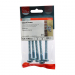 8x100 Coachscrew DIN 571 Zinc Plated Pack 5