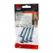 10x80 Coachscrew DIN 571 Zinc Plated Pack 4