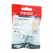 M8x50 Carriage Bolt & Nut DIN 603 Zinc Plated Gr.4.8 Pack 4