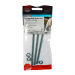 M8x110 Carriage Bolt & Nut DIN 603 Zinc Plated Gr.4.8 Pack 3