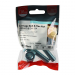 M12x50 Carriage Bolt & Nut DIN 603 Zinc Plated Gr.4.8 Pack 2