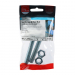 M12x70 Hex Setscrew & Nut DIN 933 Zinc Plated Gr.8.8 Pack 2