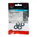 M10 Type P Nyloc Nut DIN 982 Zinc Plated Gr.8 Pack 4