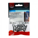 M6x20 Socket Dome Screw & Nut DIN 7380 A2 Pack 8