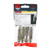 M8:25L Loose Shield Anchor Zinc & Yellow Plated Timco Pack 4