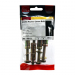 M8:40L Loose Shield Anchor Zinc & Yellow Plated Timco Pack 4