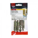 M8:25P Projecting Shield Anchor Zinc & Yellow Plated Timco Pack 4