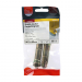 M10:15P Projecting Shield Anchor Zinc & Yellow Timco Plated Pack 2