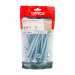 M12x130 Carriage Bolt & Nut DIN 603 Zinc Plated Gr.4.8 Pack 12