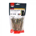 M10:50L Loose Shield Anchor Zinc & Yellow Plated Timco Pack 14