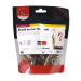 M6 Hook Shield Anchor Zinc & Yellow Plated Pack 20