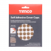 13 Self Adhesive Cover Cap Dijon Walnut Pack 112