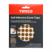 13 Self Adhesive Cover Cap Natural Walnut Pack 112
