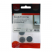 18 Threaded Screw Cover Cap Polished Chrome Pack 4