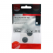 18 Threaded Screw Cover Cap Satin Chrome Pack 4