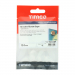12 Threaded Screw Cover Cap Satin Brass Pack 4