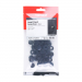 5-6 Hinged Screw Cover Cap Black Pack 50