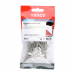 50x3.2 Polymer Headed Nail A4 White (Head Diameter 12) Pack 25