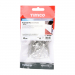 40x2.1 Polymer Headed Pin A4 White (Head Diameter 6.2) Pack 50