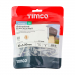 3.00x40 Extra Large Head Clout Nail Galvanised Timco Pack 0.5KG