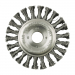 125mm (22mm) Angle Grinder Twisted Knot Steel Wire Wheel Brush